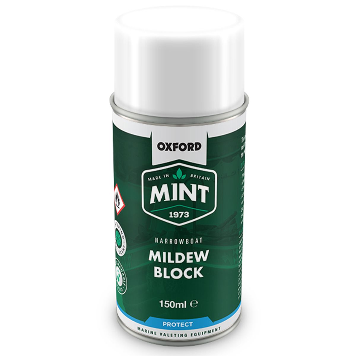 Oxford Mint Narrowboat Mildew Block 150ml OC151NB