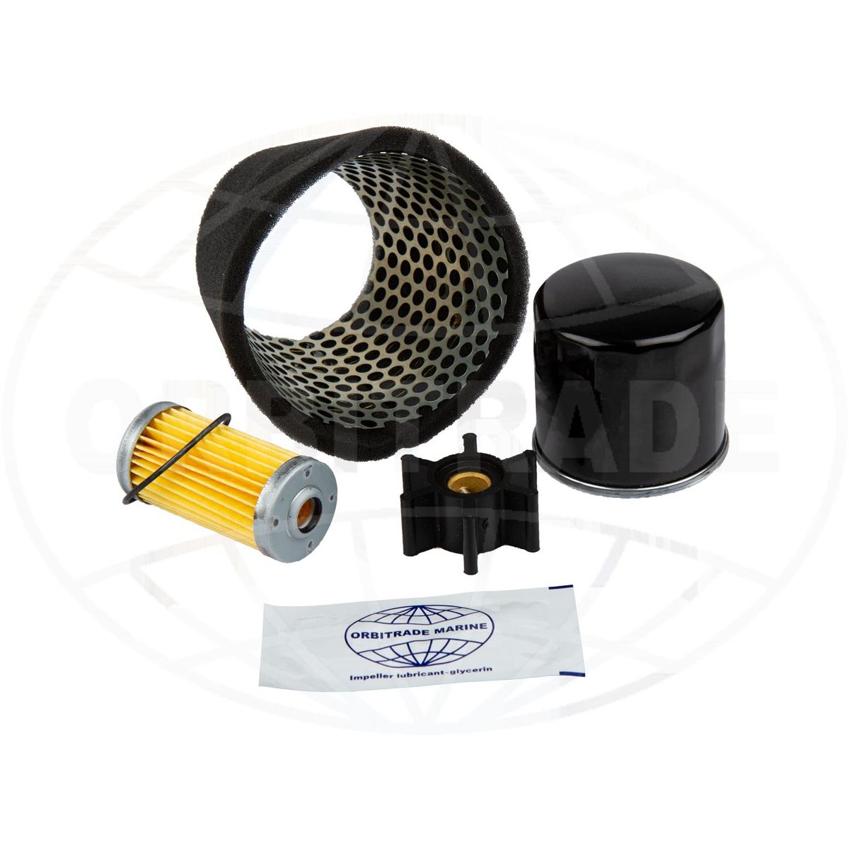 Orbitrade 8-10030 Service Kit for Yanmar Engines 2YM15/20/30 & 3GM30 ORB-8-10030