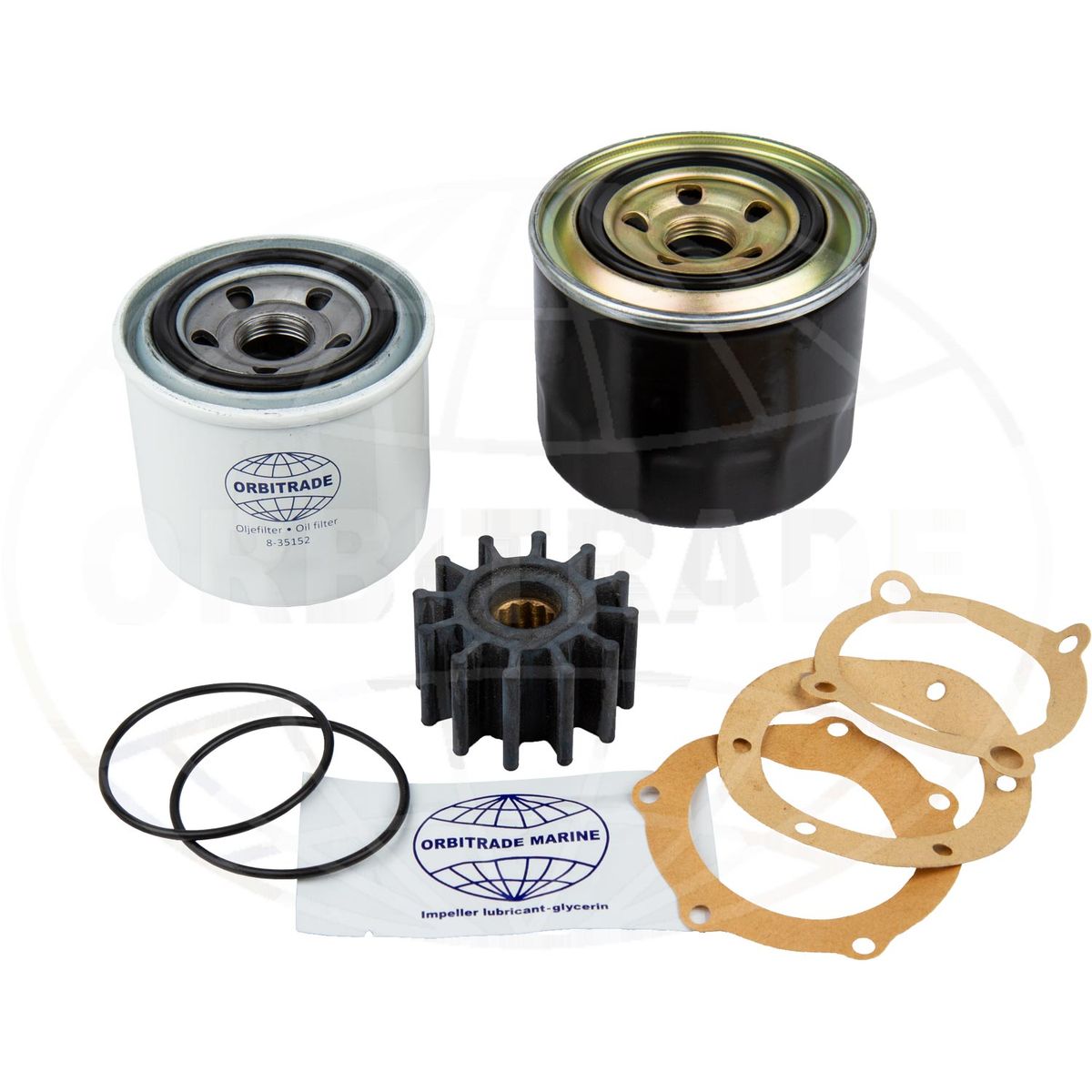 Orbitrade 8-10070 Service Kit for Yanmar Engines 4JH4AE and 4JH5E ORB-8-10070