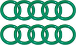 Beaver 10 x Reg/Valve O-Rings-UK Type-Nitrox - HS CODE - 	40091100	  C.O.O. - 	TW