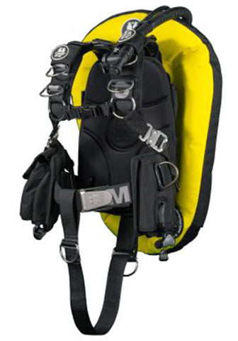 Beaver OMS Speed Yellow/Black 27Lb-12.5Kg Aluminum Comfort Harness III Performance Mono Signature Single Tank BC System S11718010