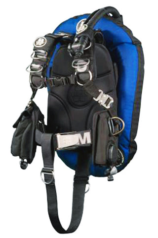 Beaver OMS Ocean Blue/Black 32Lb-14.5Kg Aluminum Comfort Harness III Performance Mono Signature Single Tank BC System S11718046