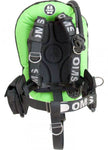 OMS Lizard Green/Black 32Lb14.5Kg Stainless Steel Comfort Harness III Performance Mono Signature Single Tank BC System S11618086