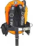 OMS Lava Orange/Black 32Lb14.5Kg Stainless Steel Comfort Harness III Performance Mono Signature Single Tank BC System S11618062