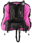 OMS Pink/Black 27Lb12.5Kg IQ Lite Cummerband Signature Harness Performance Mono Wing BC System Size XS S11518049