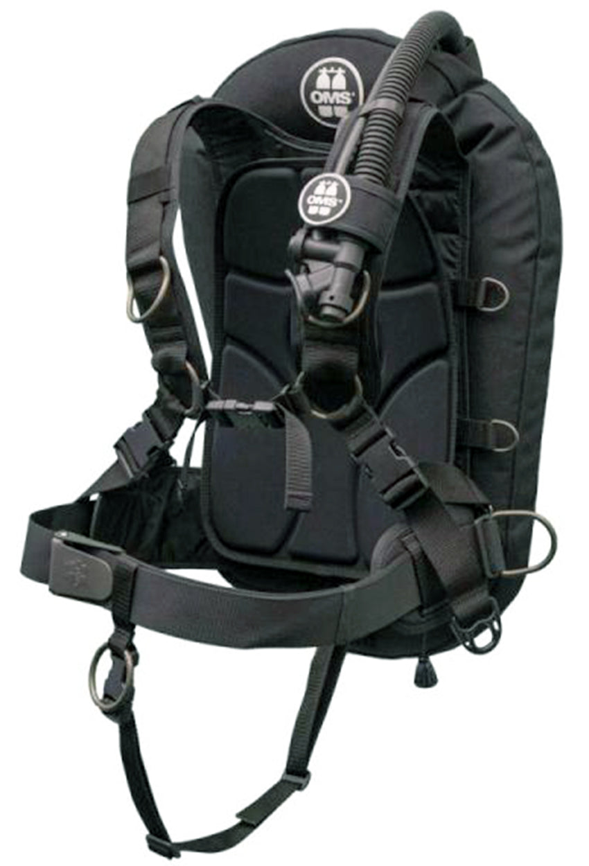 OMS All Black 27Lb12.5Kg IQ Lite Harness Performance Mono Wing BC System Size ML  S11518025