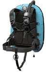 Beaver OMS Miami Blue/Black 32Lb-14.5Kg IQ Lite Harness Performance Mono Wing BC System Size ML S11618081