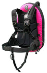 OMS Pink/Black 32Lb14.5Kg IQ Lite Harness Performance Mono Wing BC System Size XS S11518101