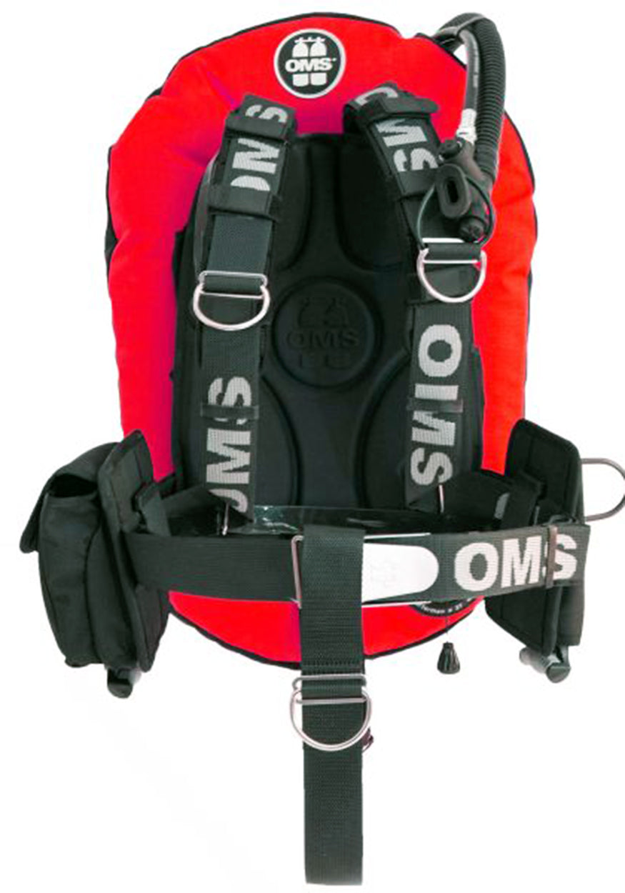 OMS 27Lb12.5Kg Indian Red/Black Aluminum SmartStream Signature Harness Performance Mono Wing S11518081