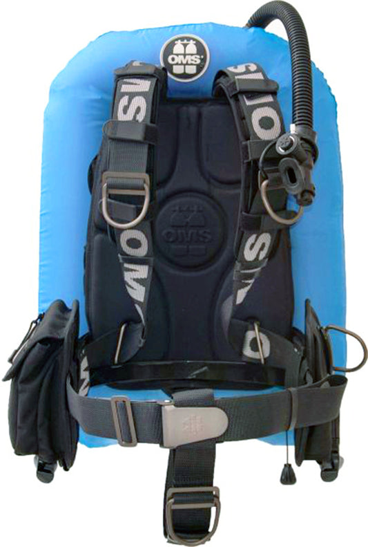 OMS 32Lb14.5Kg Miami Blue/Black Stainless Steel SmartStream Signature Harness Performance Mono Wing S11618072