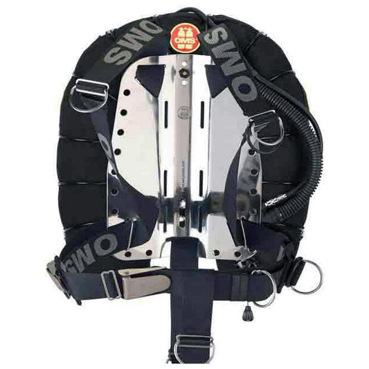 OMS Red 60Lb27Kg Aluminium SmartStream Signature Harness Deep Ocean Wing Single/Twin Tank BC System S11518135