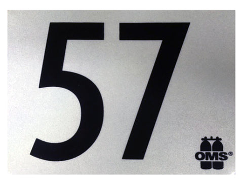 OMS 57 Maximum Depth Sticker A16918029