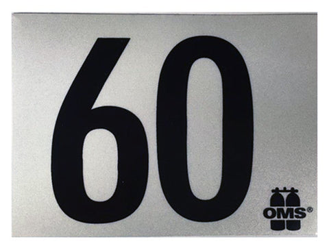 Beaver OMS 60 Maximum Depth Sticker A16918030