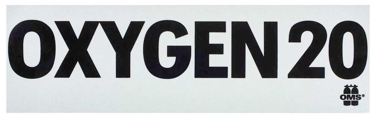 OMS Oxygen 20 Sticker A16918017