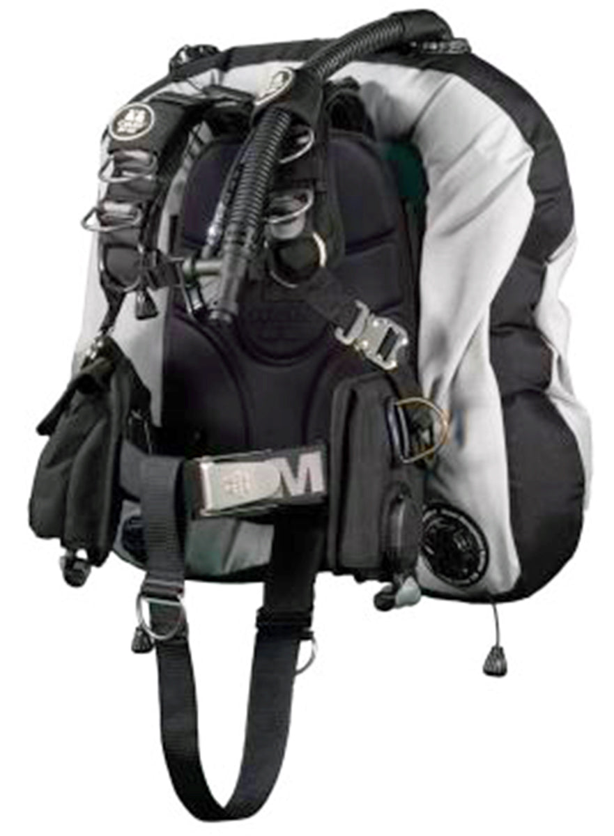 OMS Grey/Black  45/60Lb 20/27Kg Aluminum Comfort Harness III Signature with Deep Ocean Wing S11818019