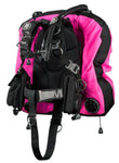 Beaver OMS Pink/Black 45/60Lb -20/27Kg Aluminum Comfort Harness III Signature with Deep Ocean Wing S11818007