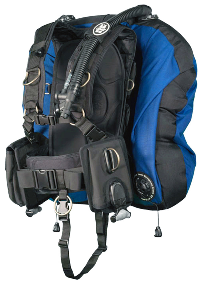 OMS Ocean Blue/Black 45/60Lb20/27Kg IQ Lite CB Signature with Deep Ocean 2 Hybrid Wing Size M/L S11718086