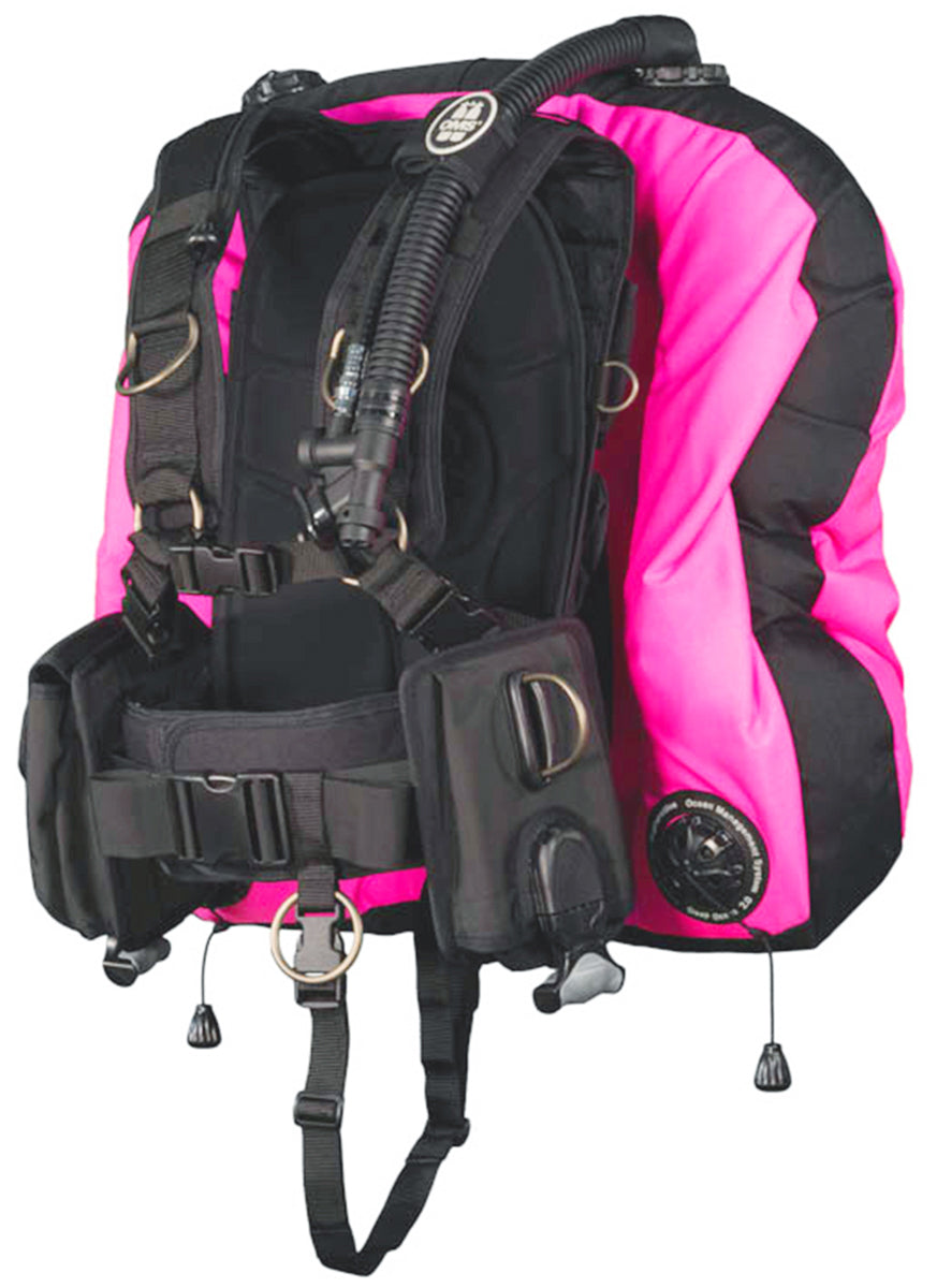 OMS Pink/Black 45/60Lb20/27Kg IQ Lite CB Signature with Deep Ocean 2 Hybrid Wing Size M/L S11818011