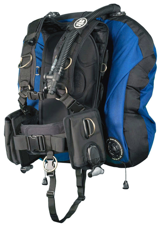 OMS Ocean Blue/Black 45/60Lb20/27Kg IQ Lite CB Signature with Deep Ocean 2 Hybrid Wing Size S S11718085