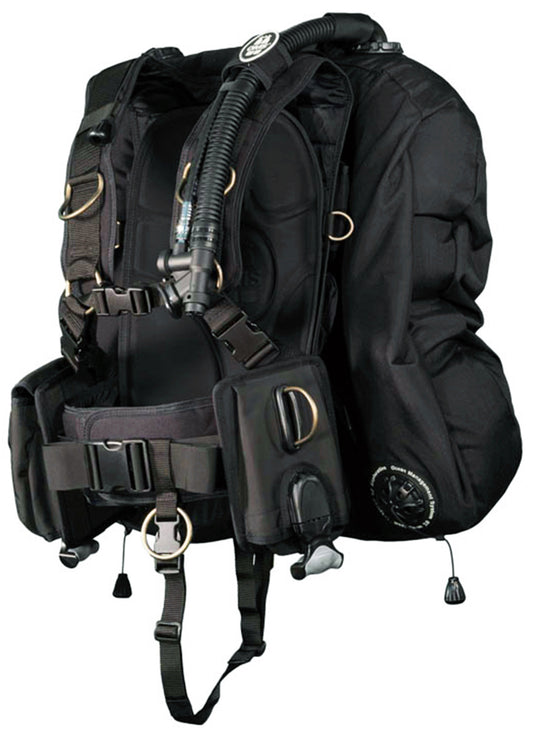 OMS All Black 45/60Lb20/27Kg IQ Lite CB Signature with Deep Ocean 2 Hybrid Wing Size S S11718061