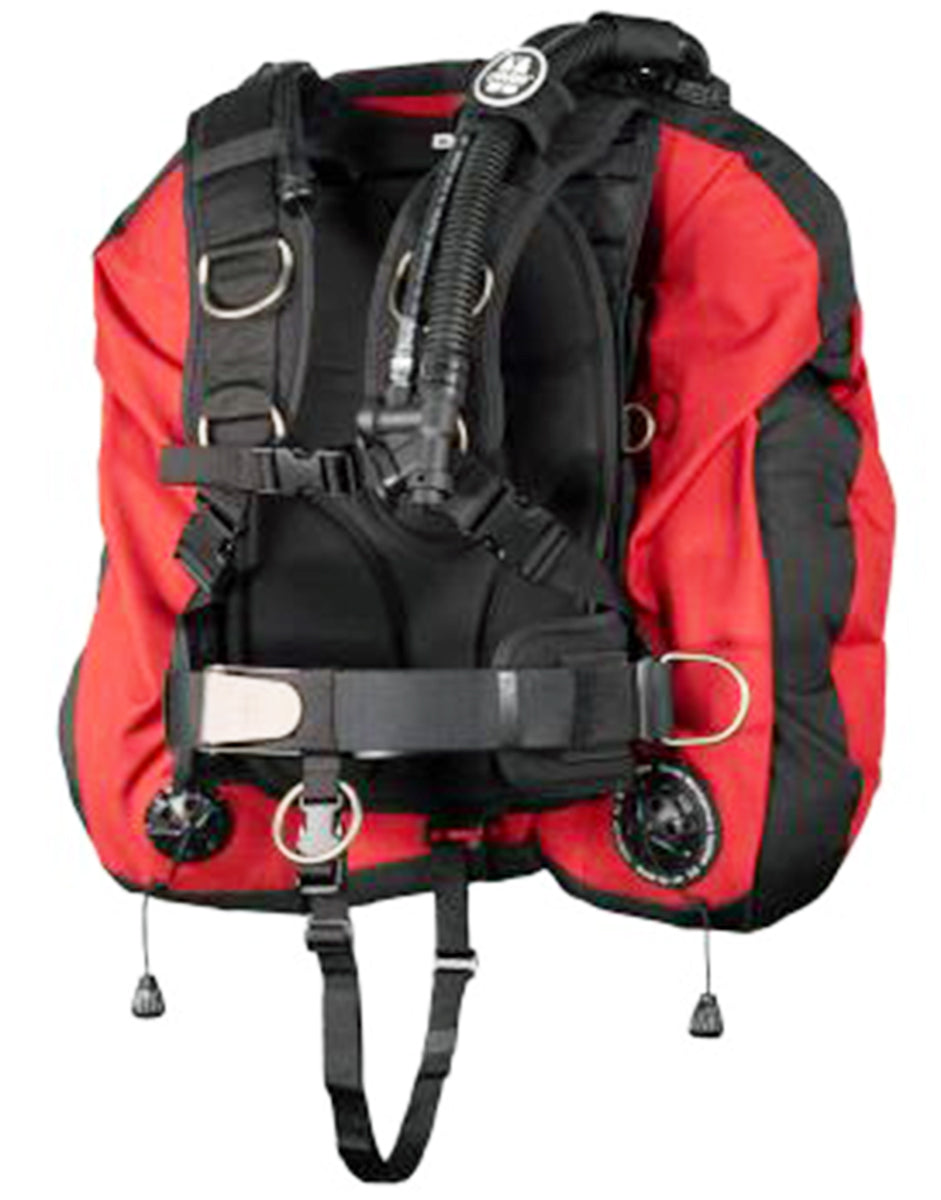 OMS Indian Red/Black 45/60Lb20/27Kg IQ Lite Signature with Deep Ocean 2 Hybrid Wing Size XL S11818004