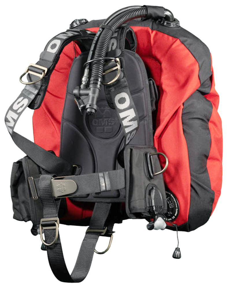 OMS Indian Red/Black 45/60Lb20/27Kg Aluminum SmartStream Signature with Deep Ocean 2 Hybrid Wing S11718092