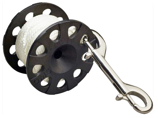 OMS 150' 45 Metre Reel Spool with Stainless Steel DoubleEnded Bolt Snap A24318003
