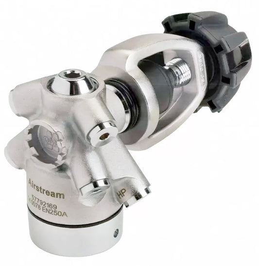 OMS Airstream PVD Chrome Regulator AClamp 1st Stage A13118002