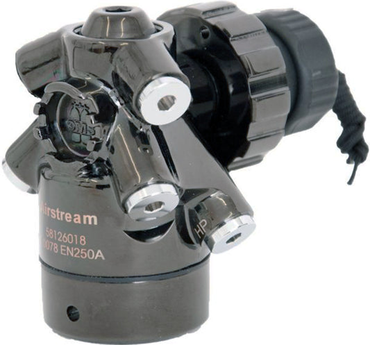 OMS Airstream PVD Black Nitrox Regulator DIN 1st Stage A13118006