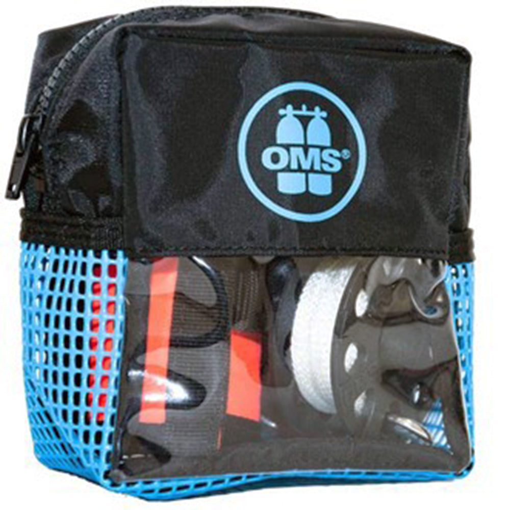 OMS Miami Blue/Black 6.0 Complete Pouch, 1.8 Metre SMB & Reel Safety Set S24218013