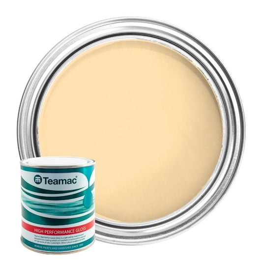 Teamac Marine Gloss Paint in Buttermilk (1 Litre / 1153) PA-111