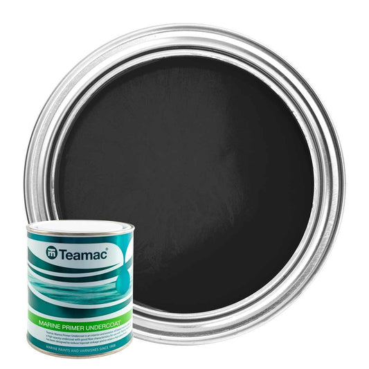 Teamac Marine Undercoat Paint in Black (1 Litre) PA-165