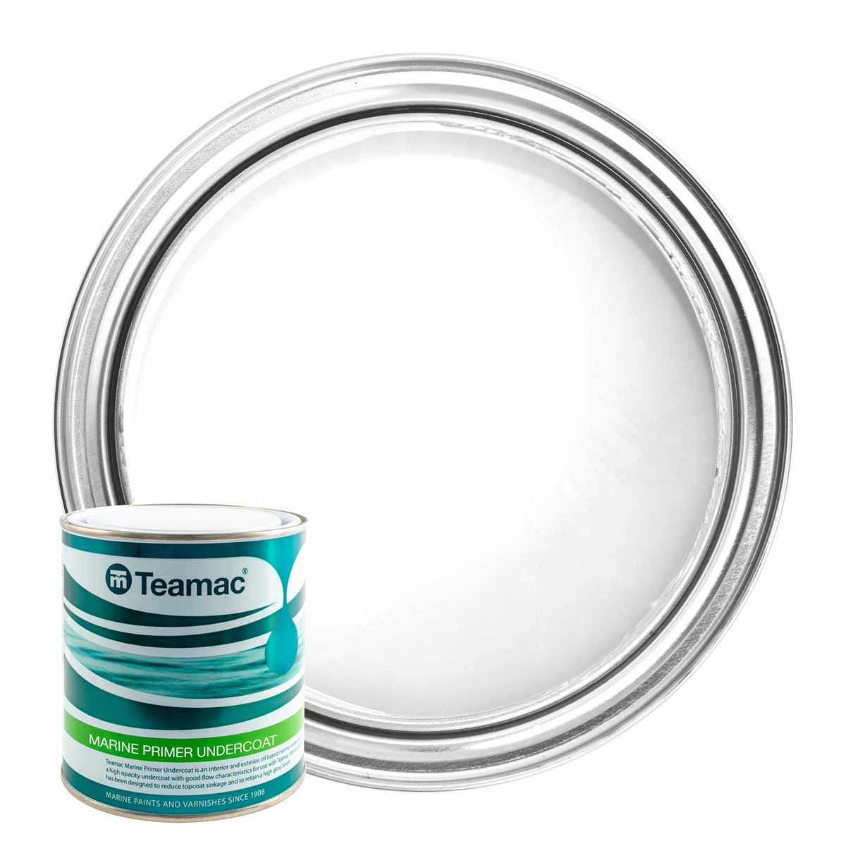 Teamac Marine Undercoat Paint in White (1 Litre) PA-179