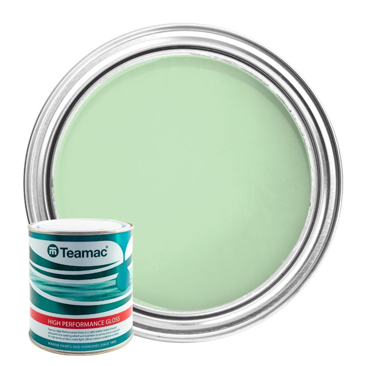 Teamac Marine Gloss Paint in Eau De Nil (1 Litre / 216) PA-272