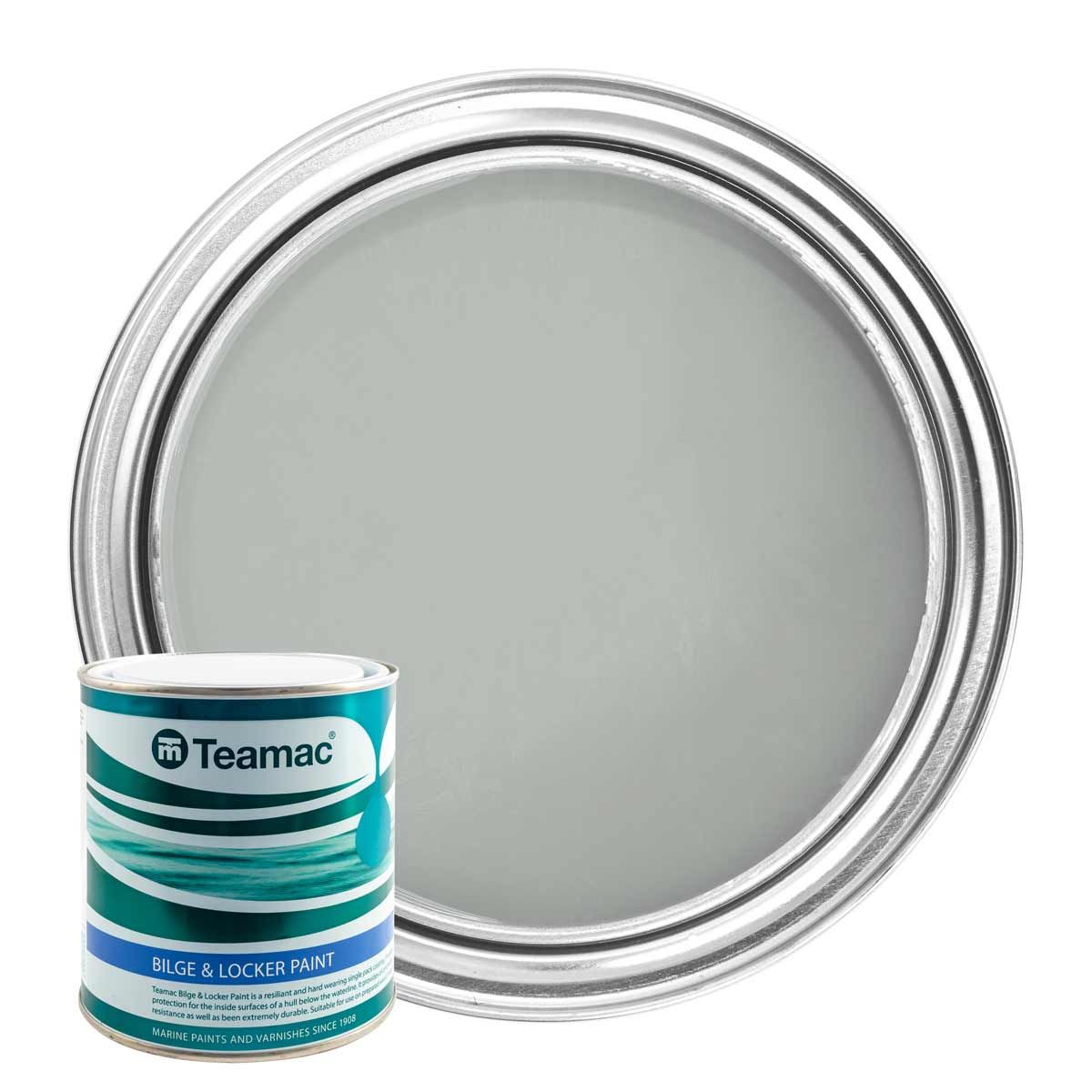 Teamac Grey Bilge & Locker Paint (1 Litre) PA-281