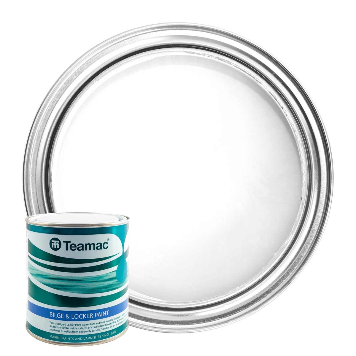 Teamac White Bilge & Locker Paint (1 Litre) PA-283