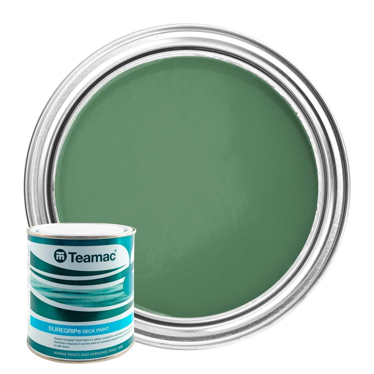 Teamac Suregrip Deck Paint in Green (1 Litre) PA-334