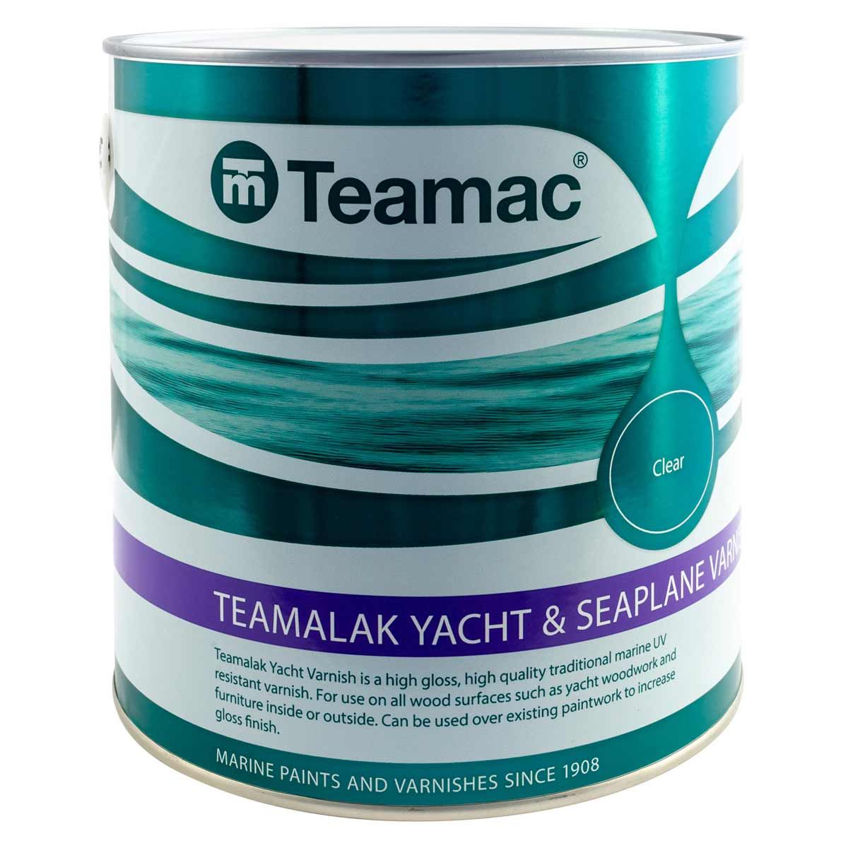 Teamalak Yacht & Seaplane Gloss Varnish (2.5 Litres) PA-403