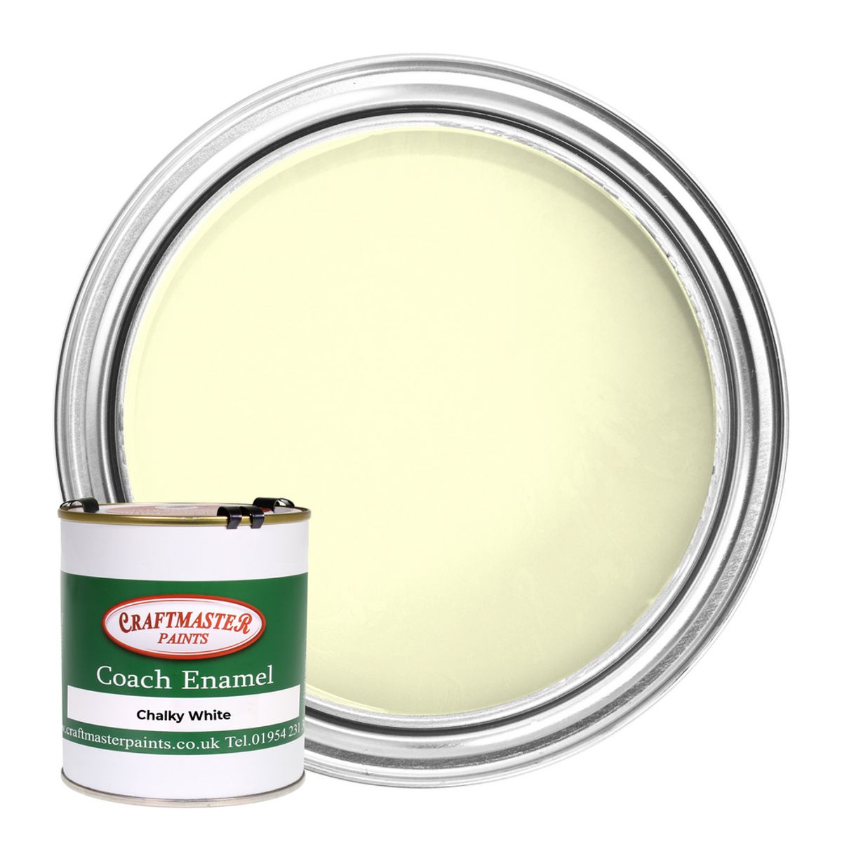 Craftmaster Coach Enamel Boat Paint in Chalky White (500ml) PA-611