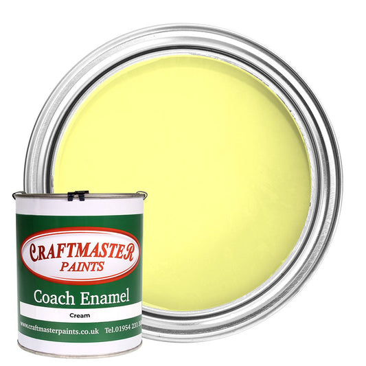 Craftmaster Coach Enamel Boat Paint in Cream (1 Litre) PA-614