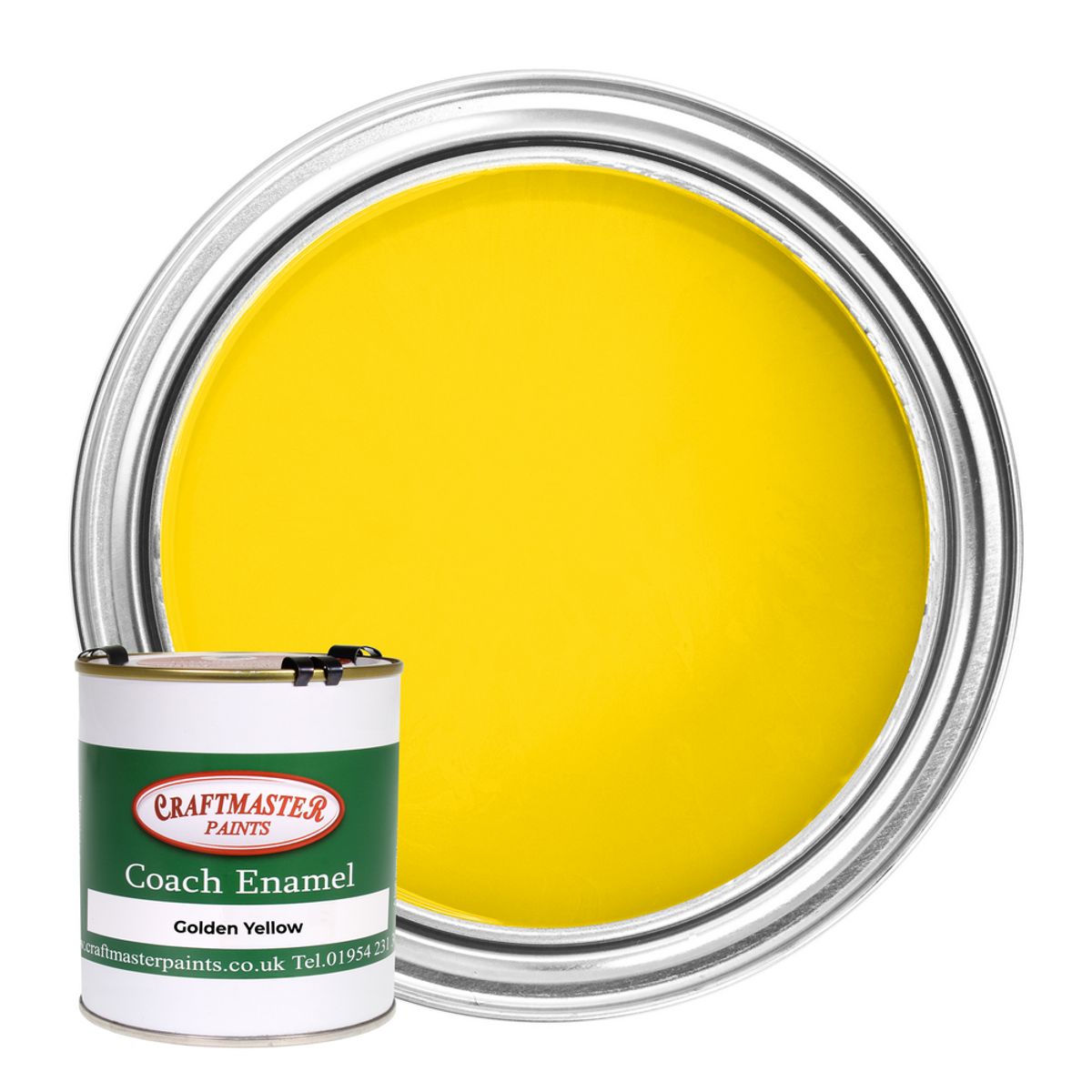 Craftmaster Coach Enamel Boat Paint in Golden Yellow (500ml) PA-625