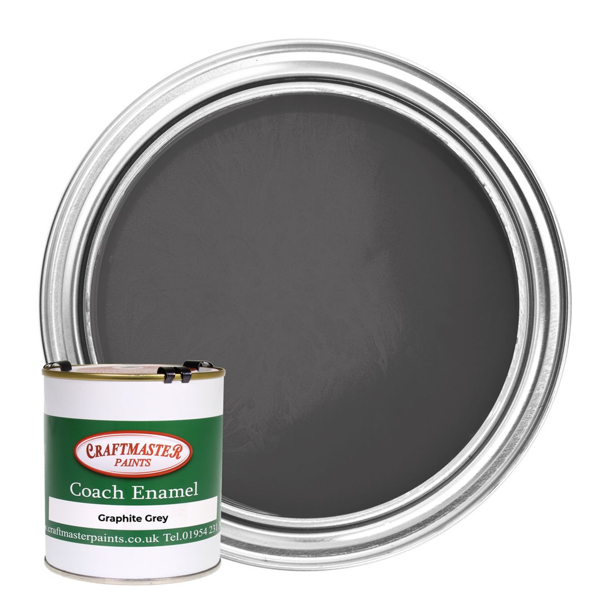 Craftmaster Coach Enamel Boat Paint in Graphite Grey (500ml) PA-627