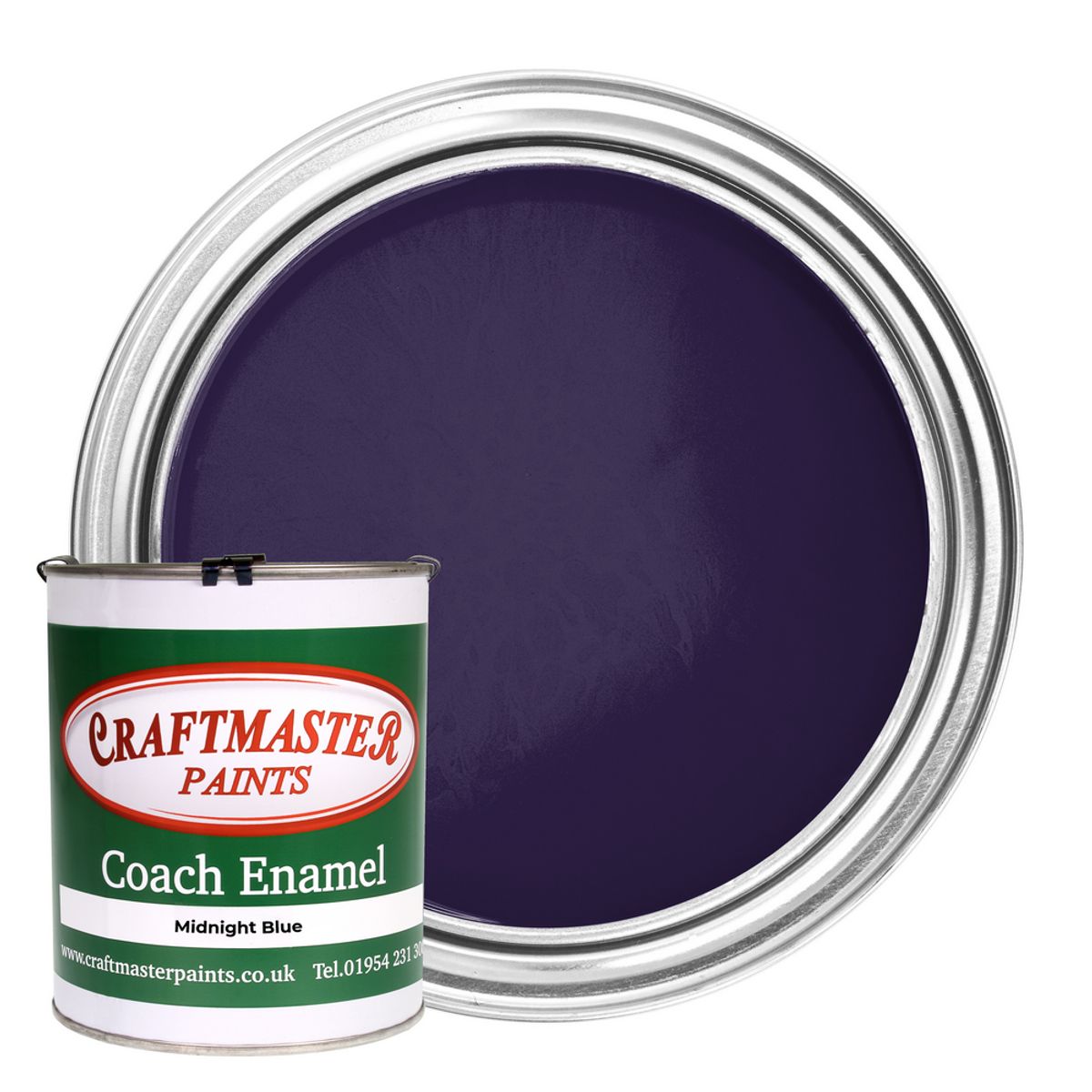Craftmaster Coach Enamel Boat Paint in Midnight Blue (1 Litre) PA-632