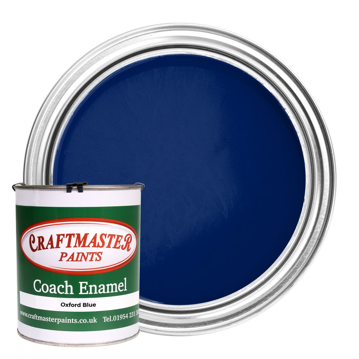 Craftmaster Coach Enamel Boat Paint in Oxford Blue (1 Litre) PA-636