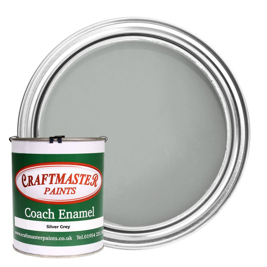 Craftmaster Coach Enamel Boat Paint in Silver Grey (1 Litre) PA-640
