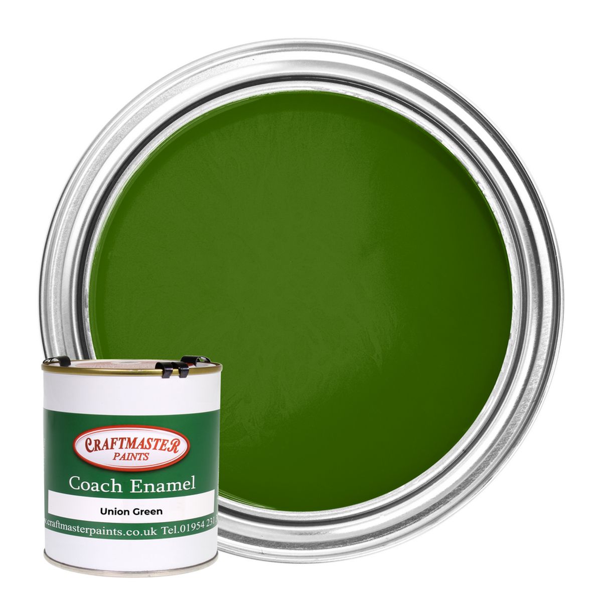 Craftmaster Coach Enamel Boat Paint in Union Green (500ml) PA-645