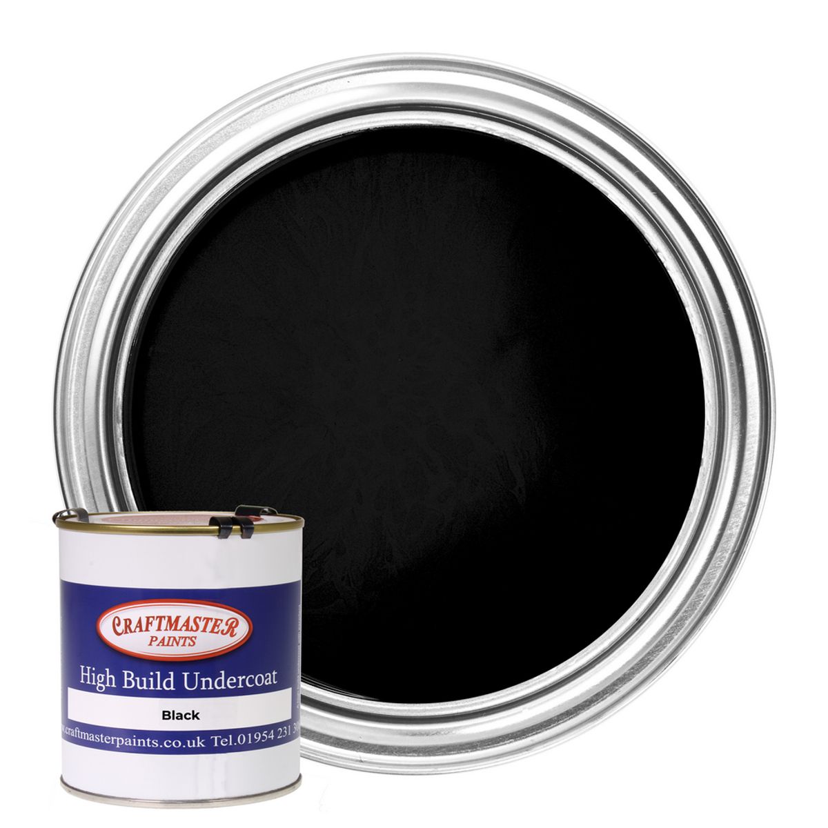 Craftmaster Undercoat Boat Paint in Black (500ml) PA-649