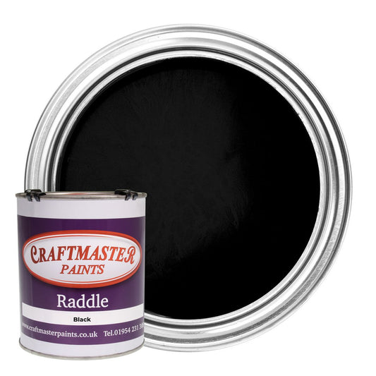 Craftmaster Raddle Enamel Deck/Roof Paint Black (1 Litre) PA-670
