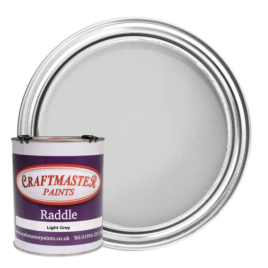 Craftmaster Raddle Enamel Deck/Roof Paint Light Grey (1 Litre) PA-671