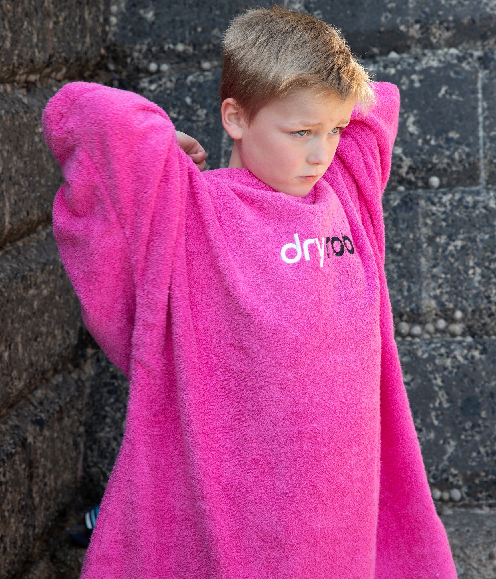 Dryrobe Kids Organic Cotton Towel Robe - waterworldsports.co.uk